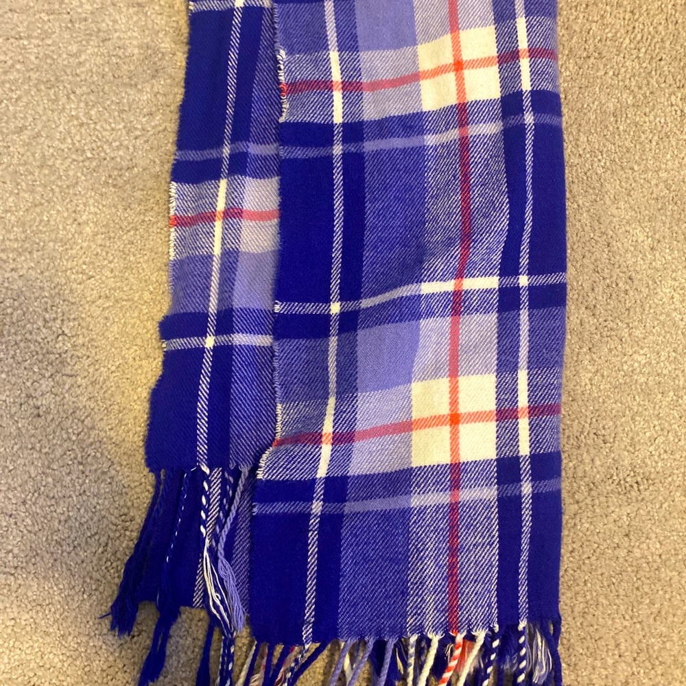 Purple Flannel Scarf